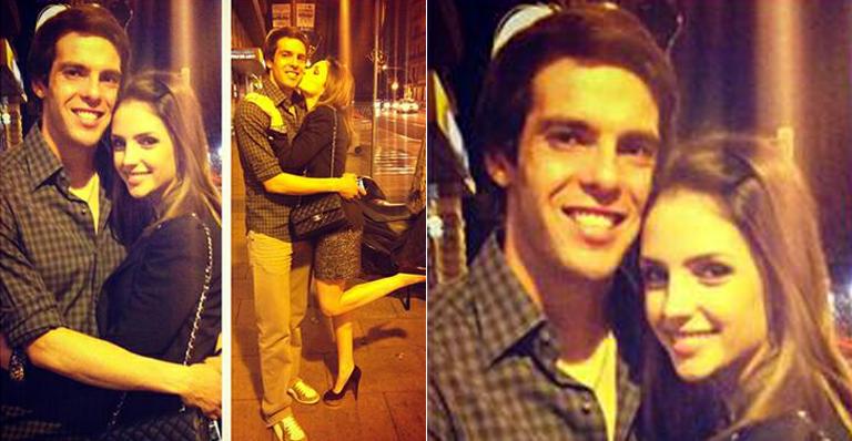Kaká homenageia amada no dia do abraço