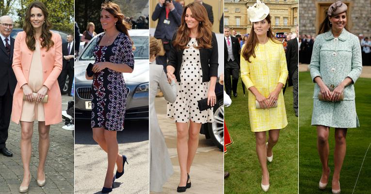 Consultora elege o melhor look de Kate Middleton na gravidez