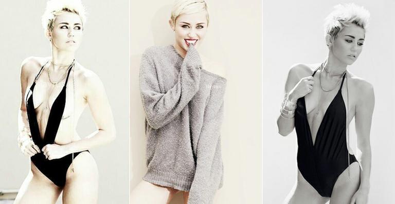 Miley Cyrus faz ensaio sexy para divulgar música