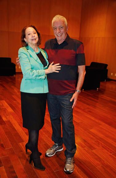 Fernanda com Marco Nanini