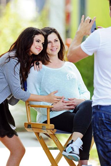 Felicidade da jovem musa Selena Gomez