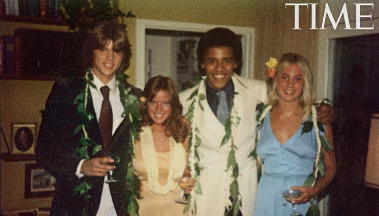 Foto mostra Obama no dia de seu baile de formatura
