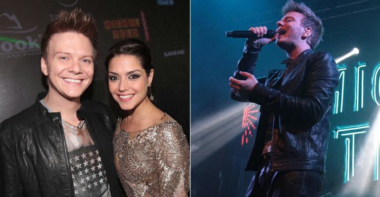 Ao lado de Thais Fersoza, Michel Teló lança DVD em São Paulo