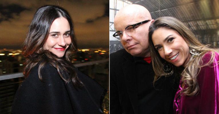 Alessandra Negrini e Patrícia Abravanel participam de jantar com vips em São Paulo
