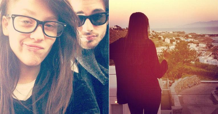 Sophia Abrahão e Fiuk fazem viagem romântica à Grécia
