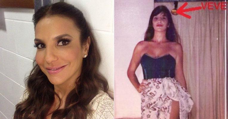 Ivete Sangalo mostra foto aos 17 anos como modelo