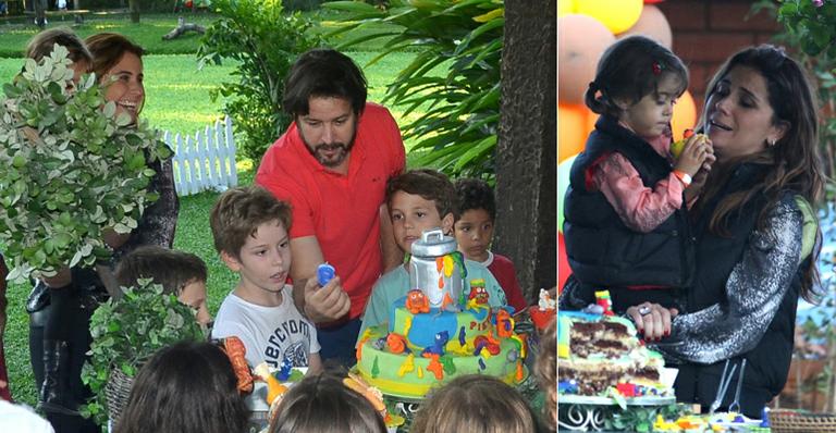 Giovanna Antonelli e Murilo Benício comemoram aniversário do filho Pietro