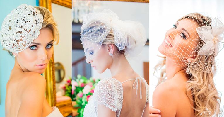 Casquetes e voilettes: os acessórios que são tendência de moda para noivas