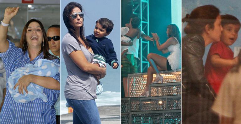 Reveja momentos da mamãe Ivete Sangalo com seu filho Marcelo