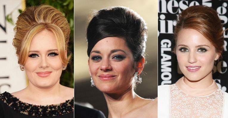 Aprenda a usar o coque retrô de Adele e Marion Cotillard