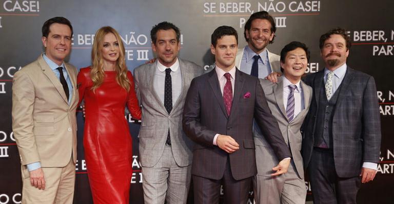 Elenco de ‘Se Beber, Não Case 3’ realiza pré-estreia do filme no Rio de Janeiro