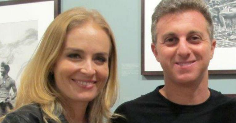 Angélica e Luciano Huck visitam exposição fotográfica no Rio