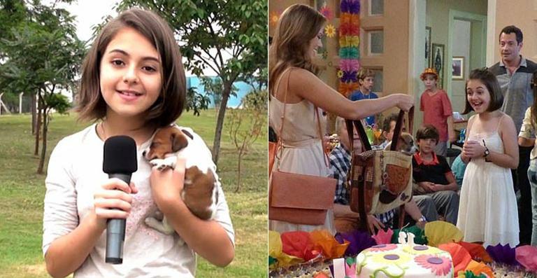Klara Castanho está encantada com cachorro de sua personagem em ‘Amor à Vida’