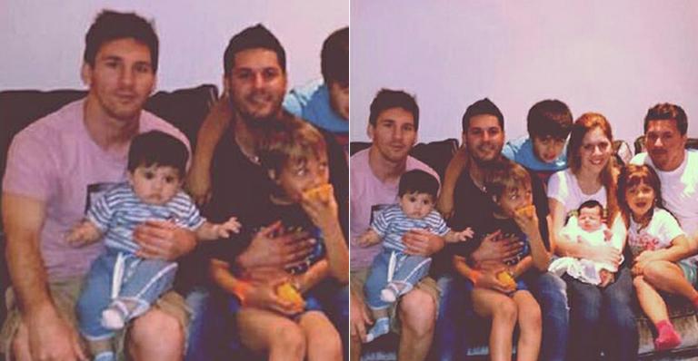 Lionel Messi curte férias com filho, irmãos e sobrinhos