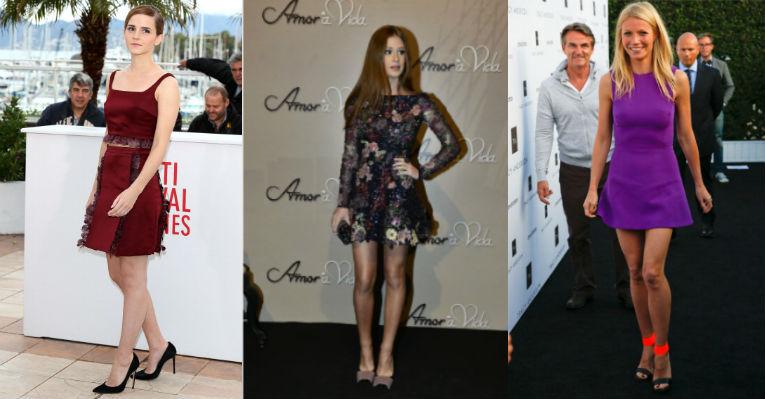 Os vestidos curtos fazem sucesso no red carpet. Aprenda a usar!