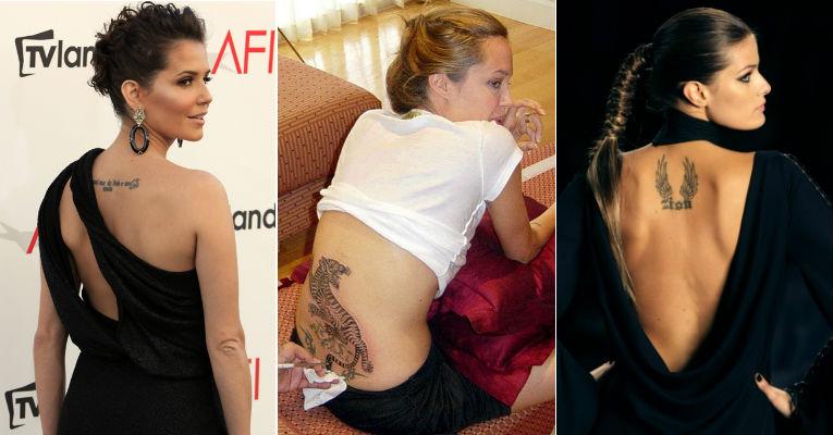 Famosos aderem às tatuagens nas costas; confira os desenhos mais criativos!