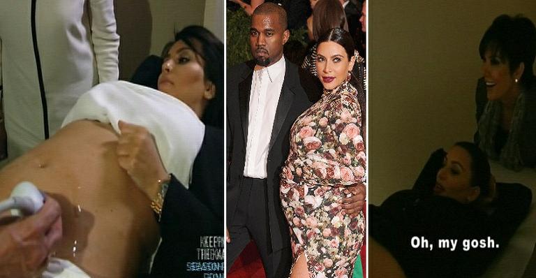 É uma garotinha! Kim Kardashian e Kanye West serão pais de uma menina