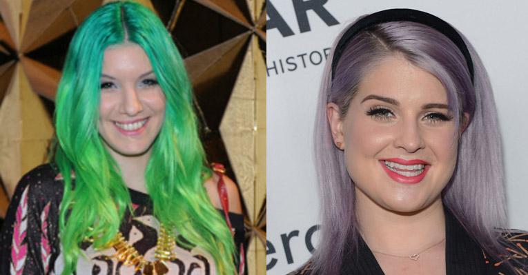Saiba como manter a saúde do cabelo colorido. Inspire-se no visual Mari Moon e Kelly Osbourne