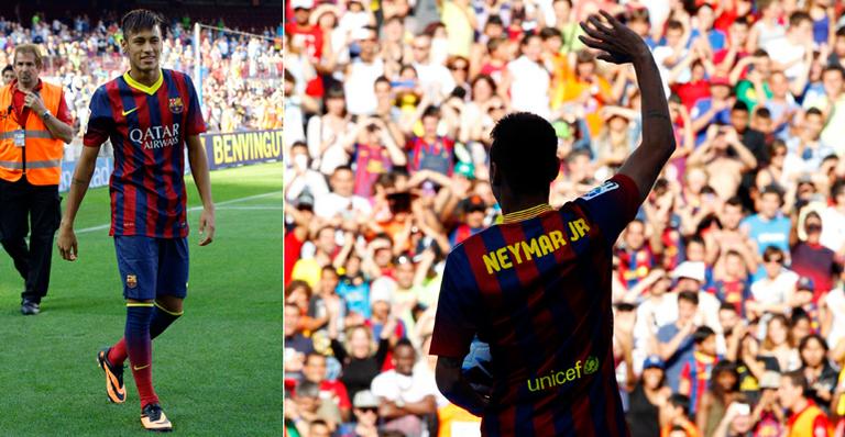 Neymar tem premiações por metas no Barcelona