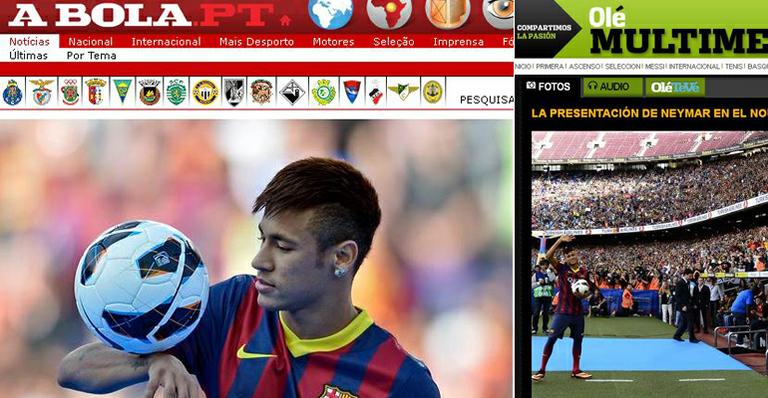 Neymar: imprensa internacional destaca apresentação do craque no Barcelona