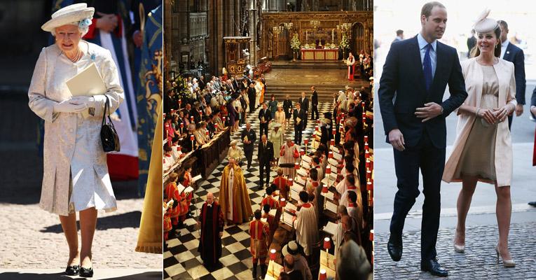 Rainha Elizabeth celebra 60 anos de sua coroação com cerimônia religiosa