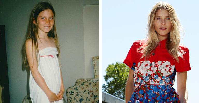 Veja a mudança das modelos na infância e nos dias atuais
