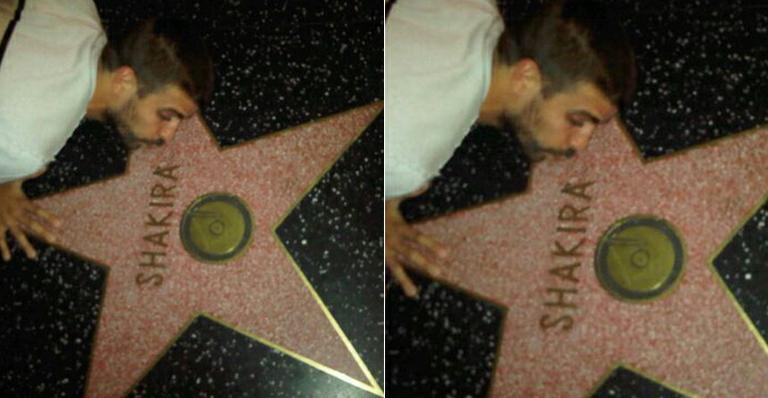 Gerard Piqué beija estrela de Shakira em Hollywood