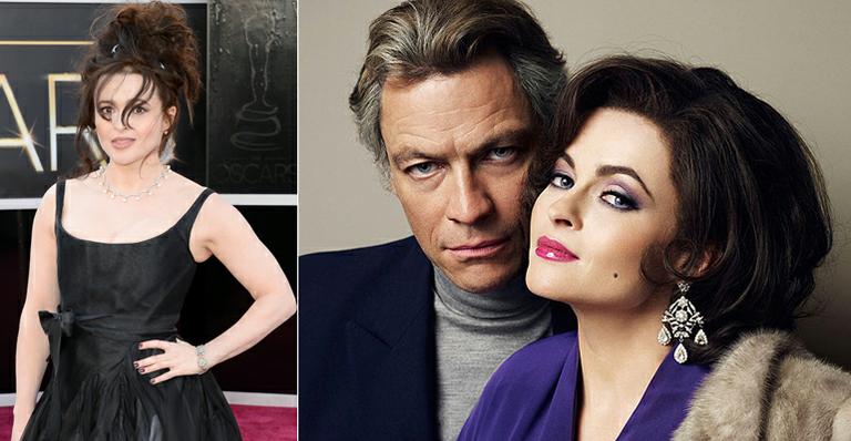 Irreconhecível! Helena Bonham Carter interpretará Elizabeth Taylor em telefilme
