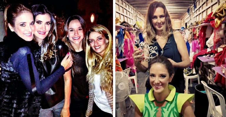 Após separação, Ticiane Pinheiro foca na carreira e se diverte com amigas