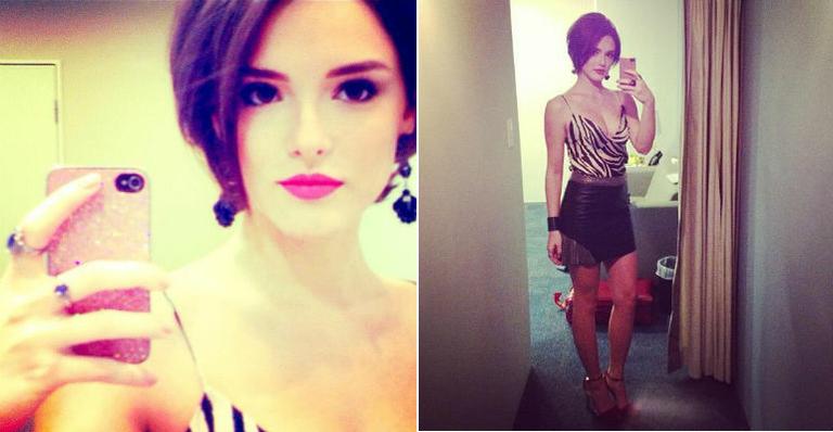 Isabelle Drummond mostra look arrojado na internet