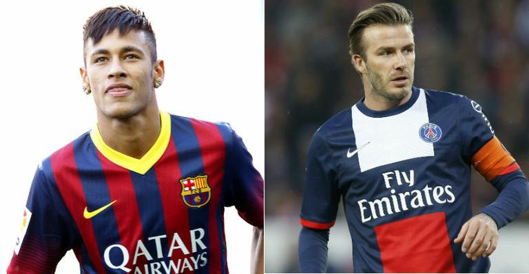 Neymar fecha com publicitário de David Beckham