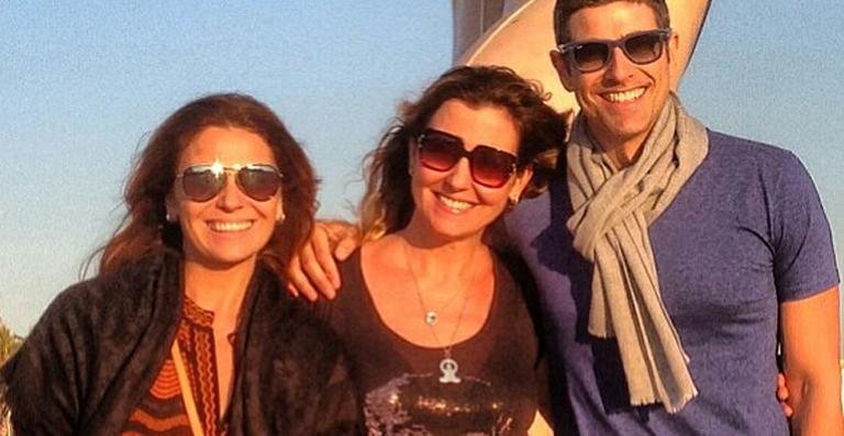 Reynaldo Gianecchini e Giovanna Antonelli começam a rodar filme na Itália