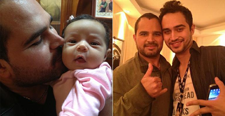 Luciano Camargo se declara para a neta, Maria Luiza: ‘Amo!’