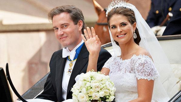 Princesa Madeleine, da Suécia, se casa com banqueiro americano
