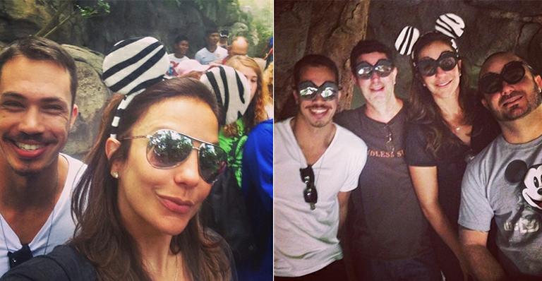 Ivete Sangalo se diverte na Disney antes da final do ‘Ídolos Kids’