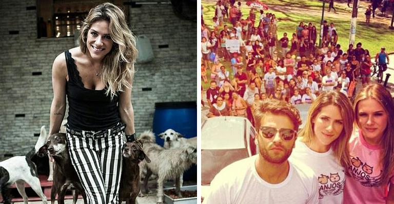 “Temos a meta de abrir uma ONG para cuidar dos animais”, diz Giovanna Ewbank, mulher de Bruno Gagliasso