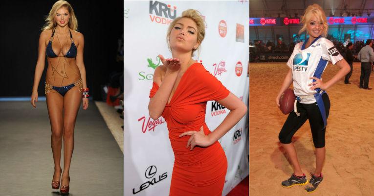 Cameron Diaz e Leslie Mann ficaram maravilhadas com corpo de Kate Upton