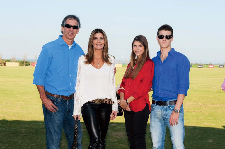 Fabiana Scaranzi e sua família