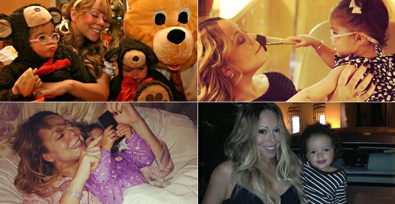 Gêmeos de Mariah Carey encantam a mamãe com suas gracinhas