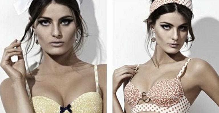 Isabeli Fontana publica foto de calcinha e sutiã em rede social