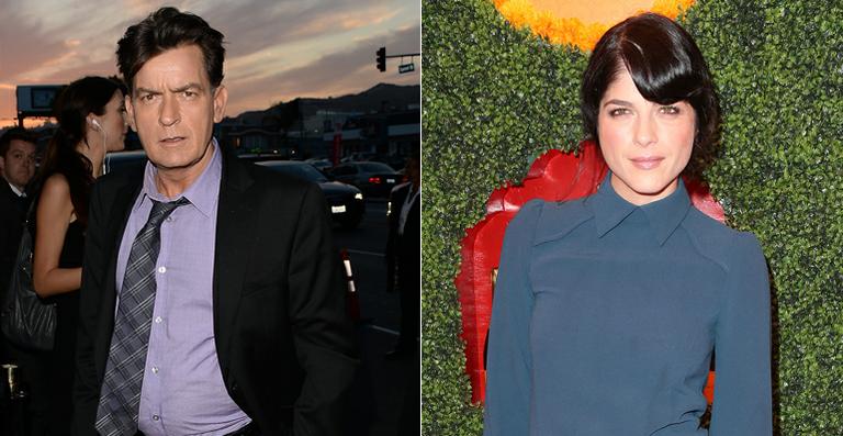 Charlie Sheen demite Selma Blair e quer namorada de Ashton Kutcher como substituta