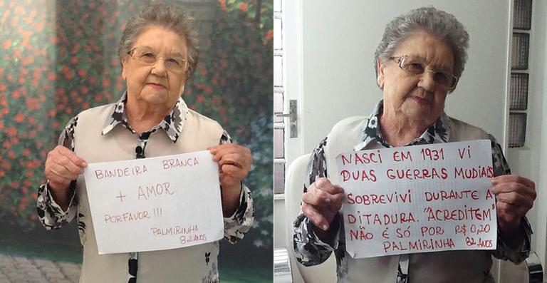 Palmirinha apoia protestos do Movimento Passe Livre
