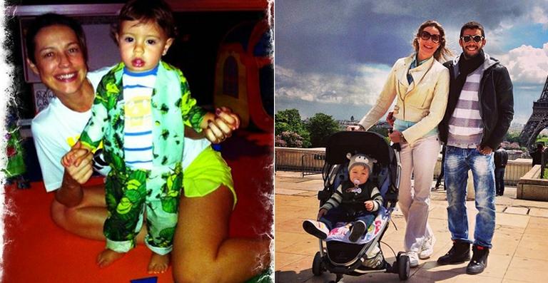 Luana Piovani mostra o terno que o filho, Dom, usará em seu casamento