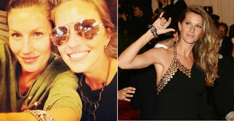 Gisele Bündchen publica foto com sua irmã na Europa