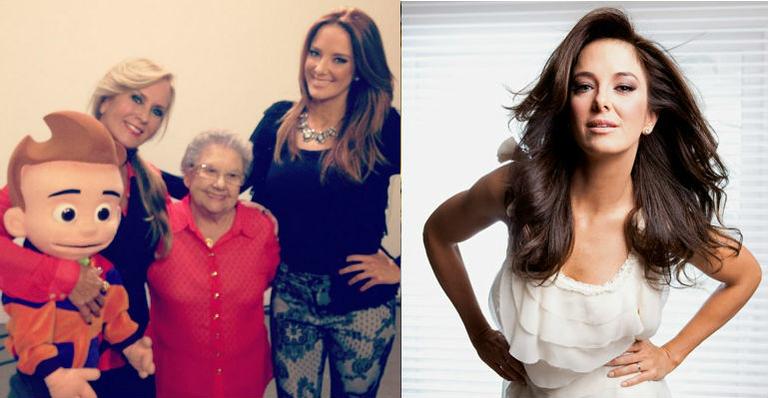 Ticiane Pinheiro mostra foto com Helô Pinheiro e Palmirinha