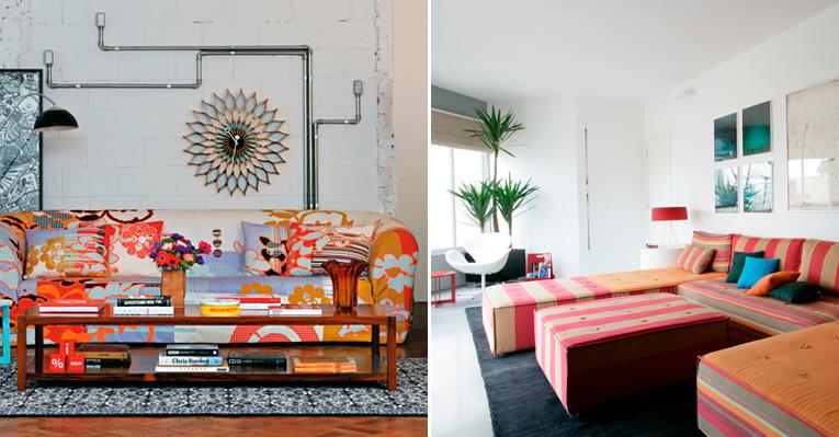 Mix de estampas também é tendência na decoração. Confira!