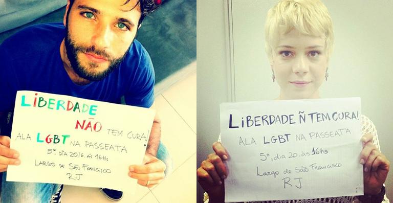 Bruno Gagliasso e Leandra Leal convocam fãs para passeata contra projeto de Feliciano
