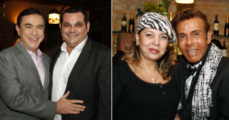 Amaury Jr e Roberta Miranda prestigiam Domenico Mira em restaurante
