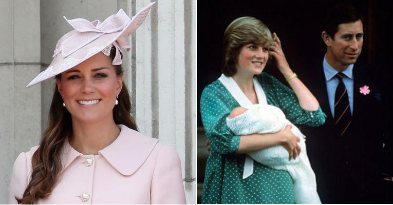 Kate Middleton dará à luz de parto normal no mesmo hospital que a princesa Diana