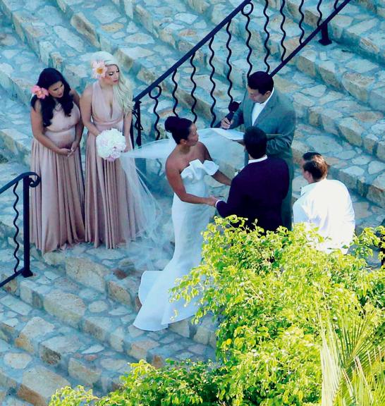 Em boda, a madrinha Lady Gaga